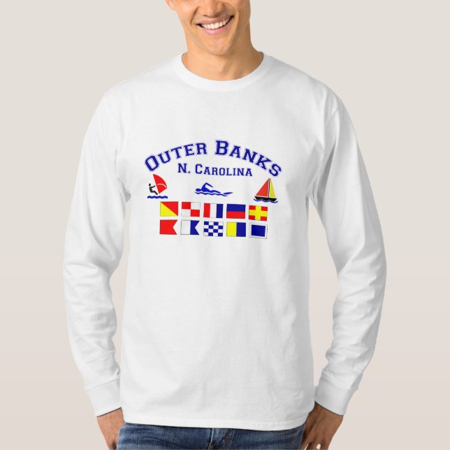 T-shirt Drapeaux de signal externes de banques d'OR (Devant)