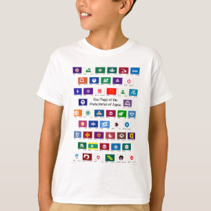 T-shirt Drapeaux des préfectures du Japon