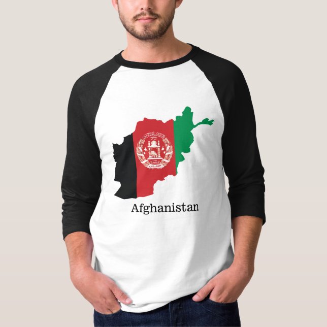 T-shirt Drapeaux et pays Afghanistan (Devant)
