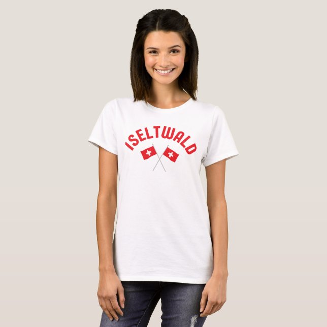 T-shirt Drapeaux ISELTWALD Suisse (Devant entier)