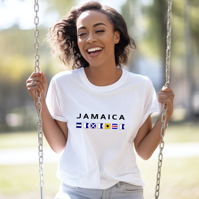 T-shirt Drapeaux marins de Jamaïque (Créateur téléchargé)