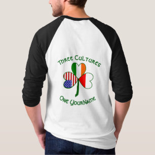 T-shirt Drapeaux personnalisés Pologne Irlande États-Unis