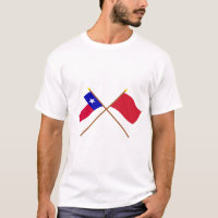 Drapeaux rouges croisés de vagabonds du Texas et