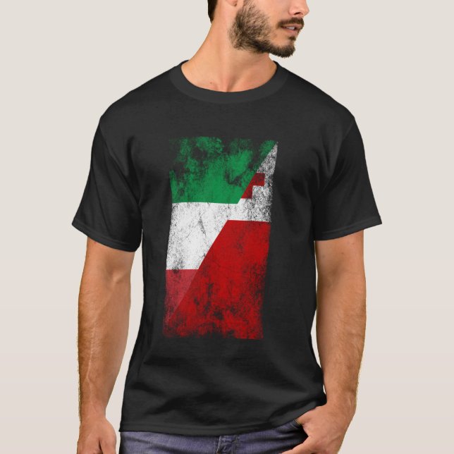 T-shirt Drapeaux Tonga Italie - Tongan italien (Devant)