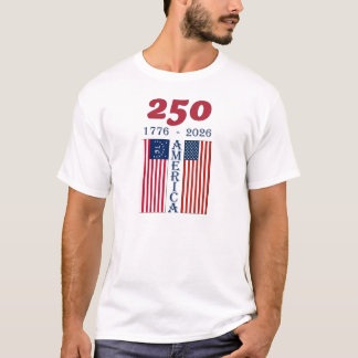 T-shirt Drapeaux USA/BENNINGTON 250 DESIGN