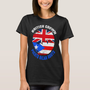 T-shirt Drapeaux Vintage pour racines portoricaines cultiv