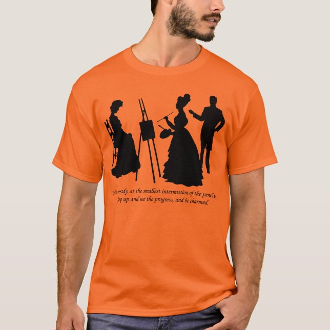 T-shirt Drawing Harriet - Emma - Jane Austen (Devant)