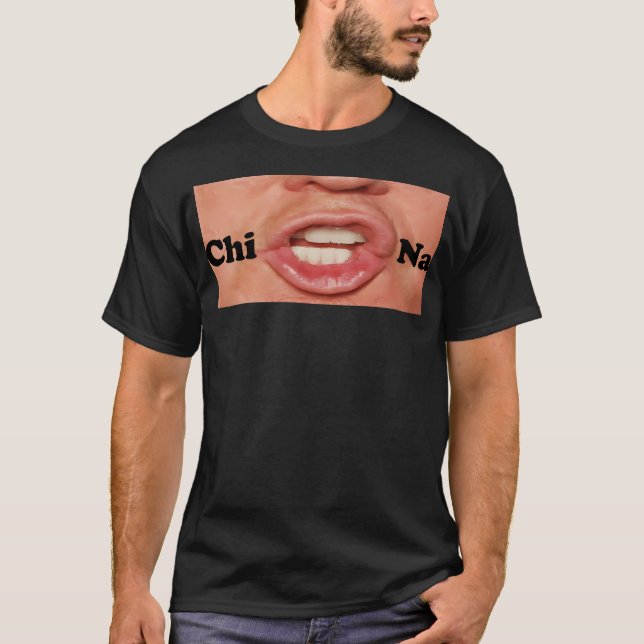 T-shirt DrChine Donald Trump Impression de mème Rigide (Devant)