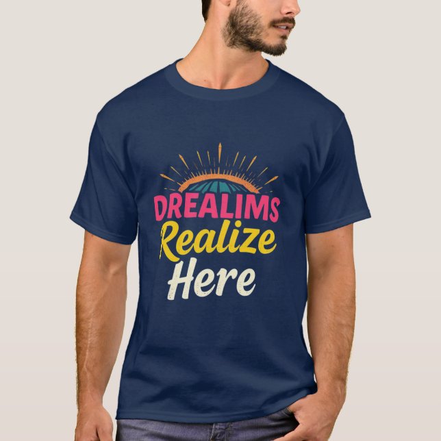 T-shirt Drealims Réalisez ici (Devant)
