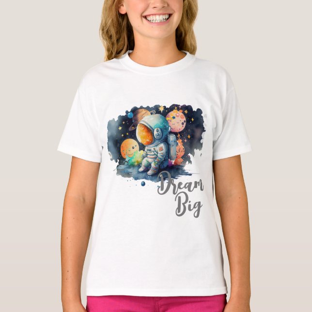 T-shirt Dream Big Astronaut (Devant)