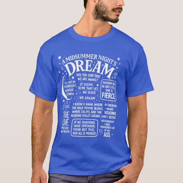 T-shirt Dream Bold - Shakespeare Magic Tee (Devant)
