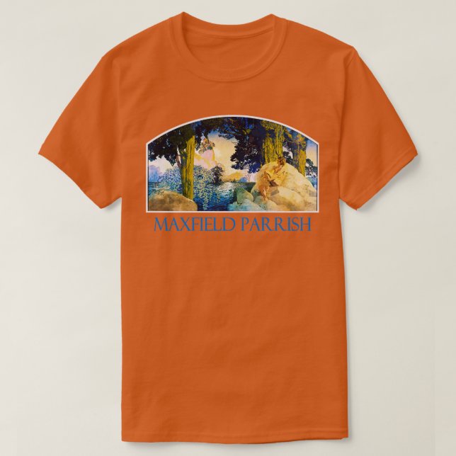 T-shirt Dream Castle in the Sky 1908 par Maxfield Parrish (Design devant)