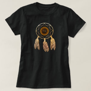 T-shirt Dream Catcher avec Sunflower Native American APPAR