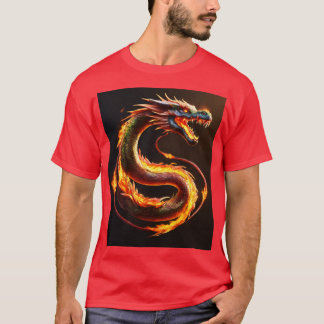 T-shirt * Dream Dragon Whimsical - Aquarelle Laver Tee