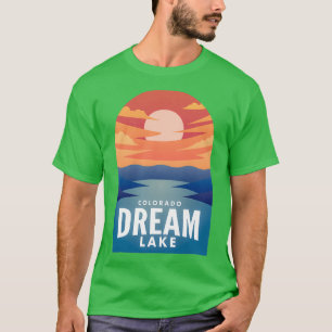 T-shirt Dream Lake CO Retro Sunset