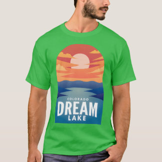 T-shirt Dream Lake CO Retro Sunset