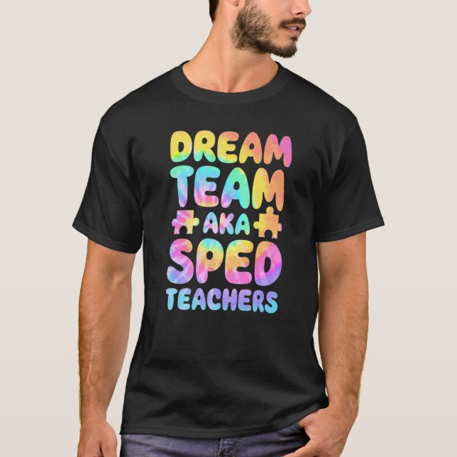 T-shirt Dream Team AKA SPED Enseignants Espace Éducation S (Devant)