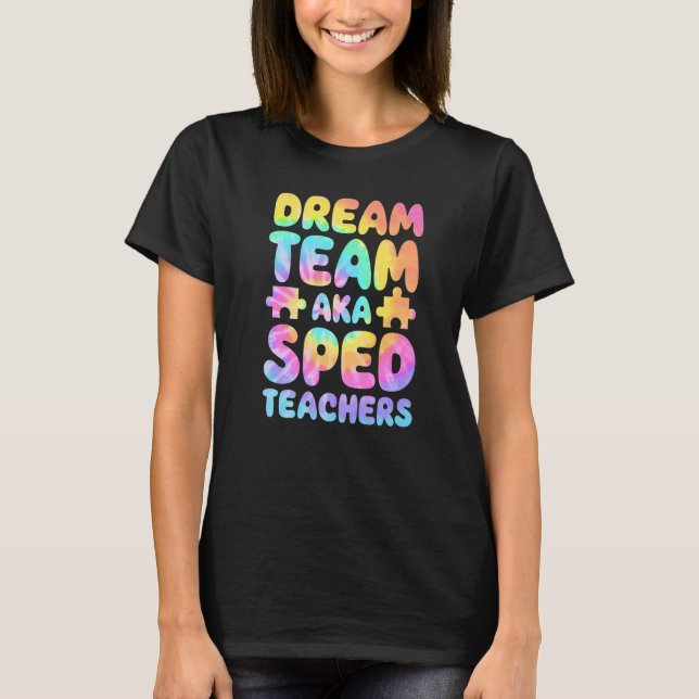 T-shirt Dream Team AKA SPED Enseignants Espace Éducation S (Devant)
