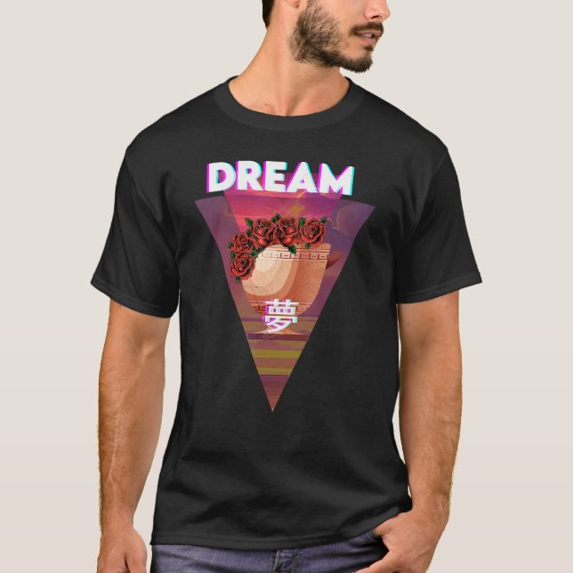 T-shirt Dream Vaporwave esthétique sculpture 90's Indie Sa (Devant)