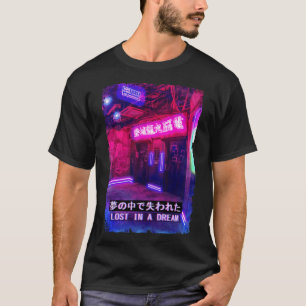T-shirt Dream Vaporwave Japan Street Fashion Glitch Tokyo