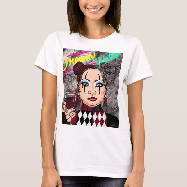 T-shirt Dream Wild Goth Girl (Devant)
