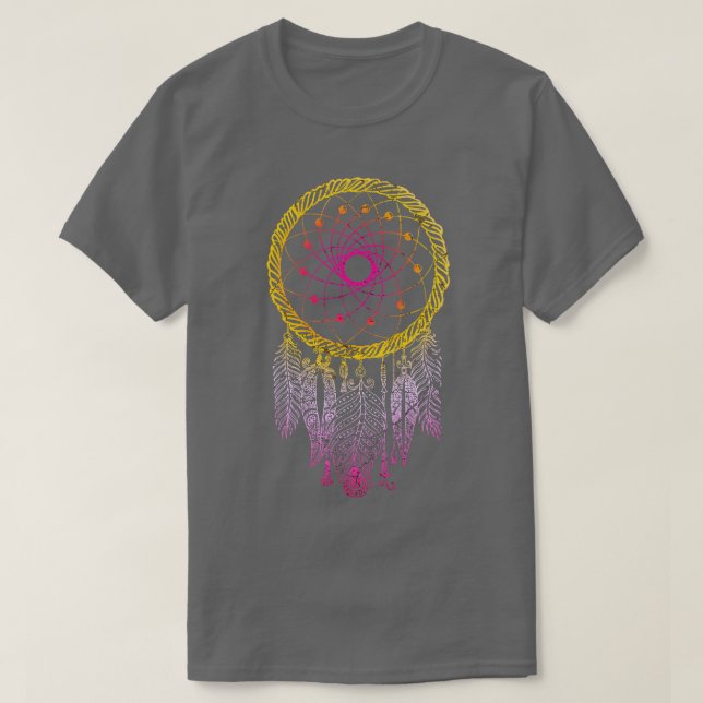 T-shirt Dreamcatcher coloré 4 (Design devant)