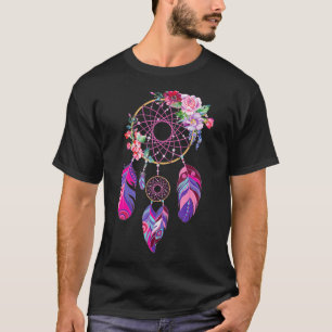 T-shirt Dreamcatcher pour femmes filles Boho Dream Catcher