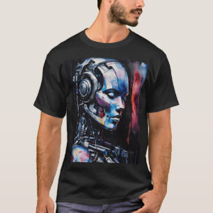 T-shirt Dreaming Cyborg : A Fusion of Technology and Human