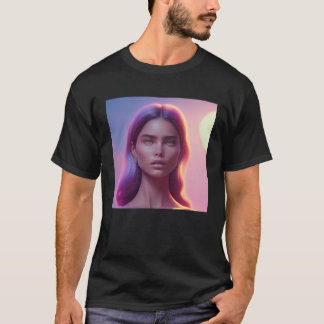 T-shirt Dreamlike Pink Sunset Dreamy Voyager Explorez le m
