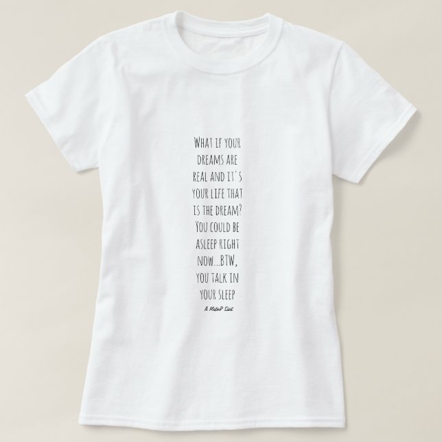 T-shirt Dreams - Une chemise MisterP (Design devant)