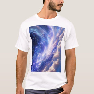 T-shirt Dreamscape cosmique : Nebula scintillante et nuit