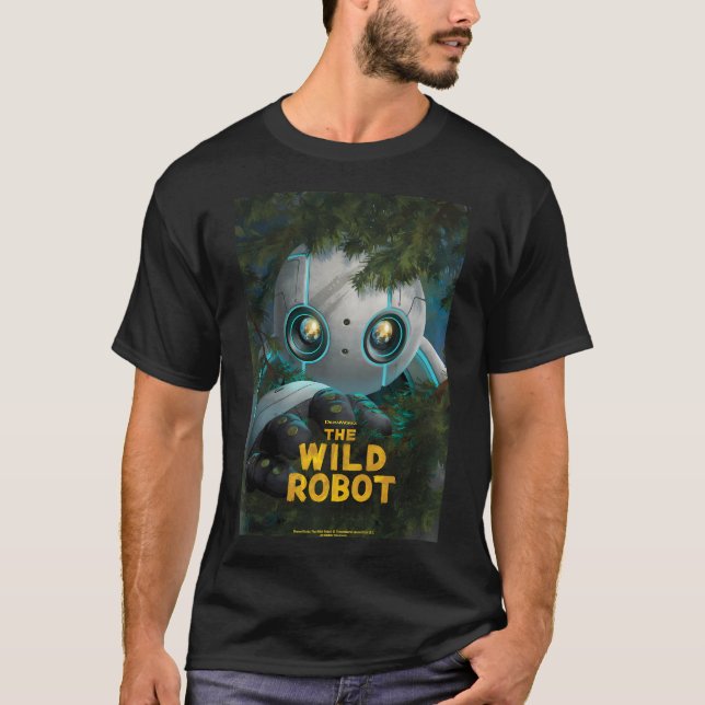 T-shirt Dreamworks L'affiche du robot sauvage (Devant)