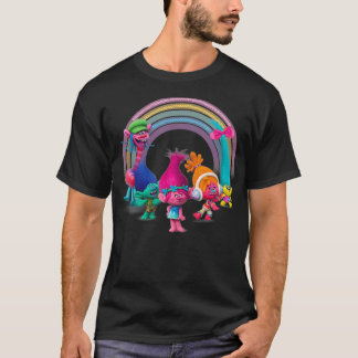 T-shirt DreamWorks Trolls Rainbow Party