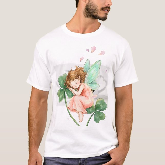 T-shirt Dreamy Fairy With Clover Magic Dancing (Devant)