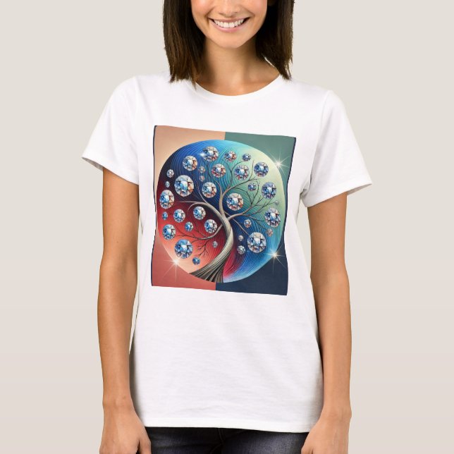 T-shirt Dreamy Gem Tree Youth (Devant)