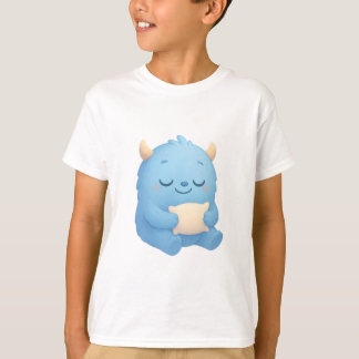 T-shirt Dreamy Sleep Monster — Soft Blue Baby & Kids
