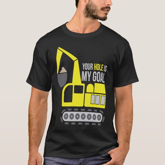 T-shirt Dredger Équipement Lourd Excavateur Exploitant Dir (Devant)