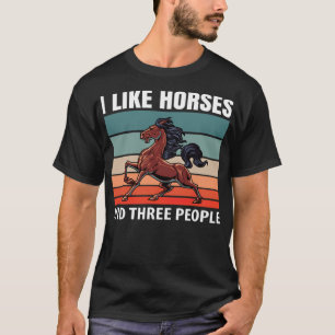 T-shirt dressage des animaux de cheval