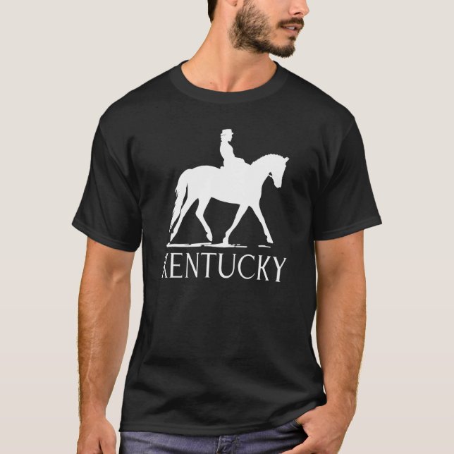 T-shirt Dressage Horse and Rider Kentucky (Devant)