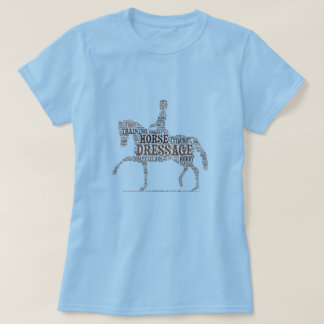 T-shirt Dressage Horse With Rider