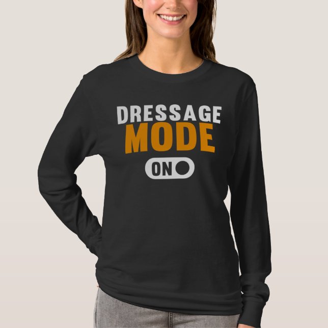 T-shirt Dressage Mode on (Devant)