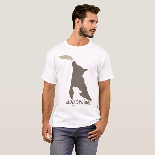 T-shirt dresseur de chien (Devant entier)