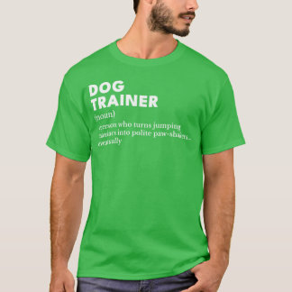 T-shirt Dresseur de chien spirituel - Définition drôle Tex