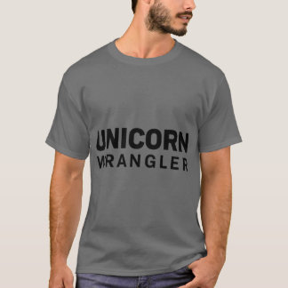 T-shirt Dresseur de licorne Conception de slogan Minimalis
