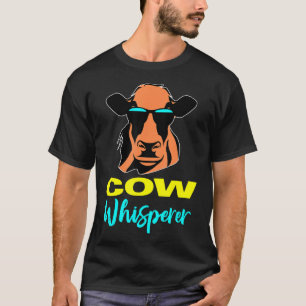 T-shirt Dresseur de vaches Ferme Agriculteur Animal Vache