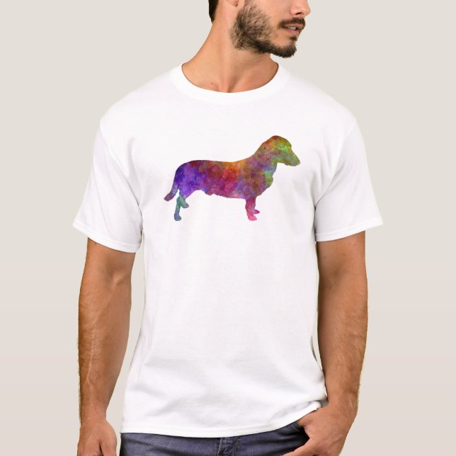 T-shirt Drever in watercolor 2 (Devant)