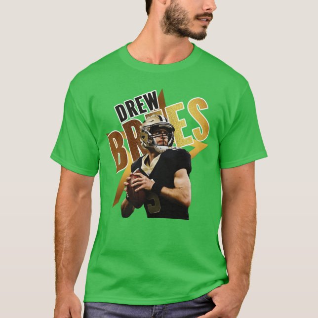 T-shirt Drew Brees rétro (Devant)