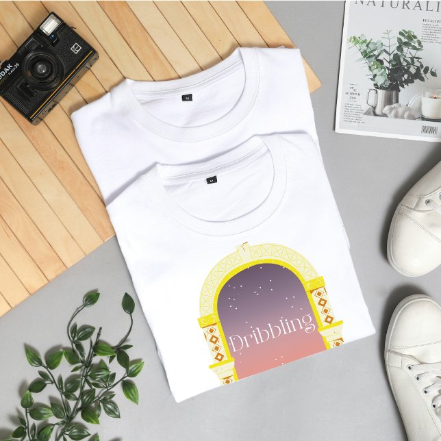 T-shirt Dribbling C'est sa devise Funny Maroc Football (Créateur téléchargé)