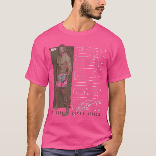 T-shirt Dricus Du Plessis Afrique du Sud Pose (Devant)