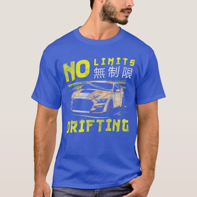 T-shirt Drifting Sports Car Street family (Devant)